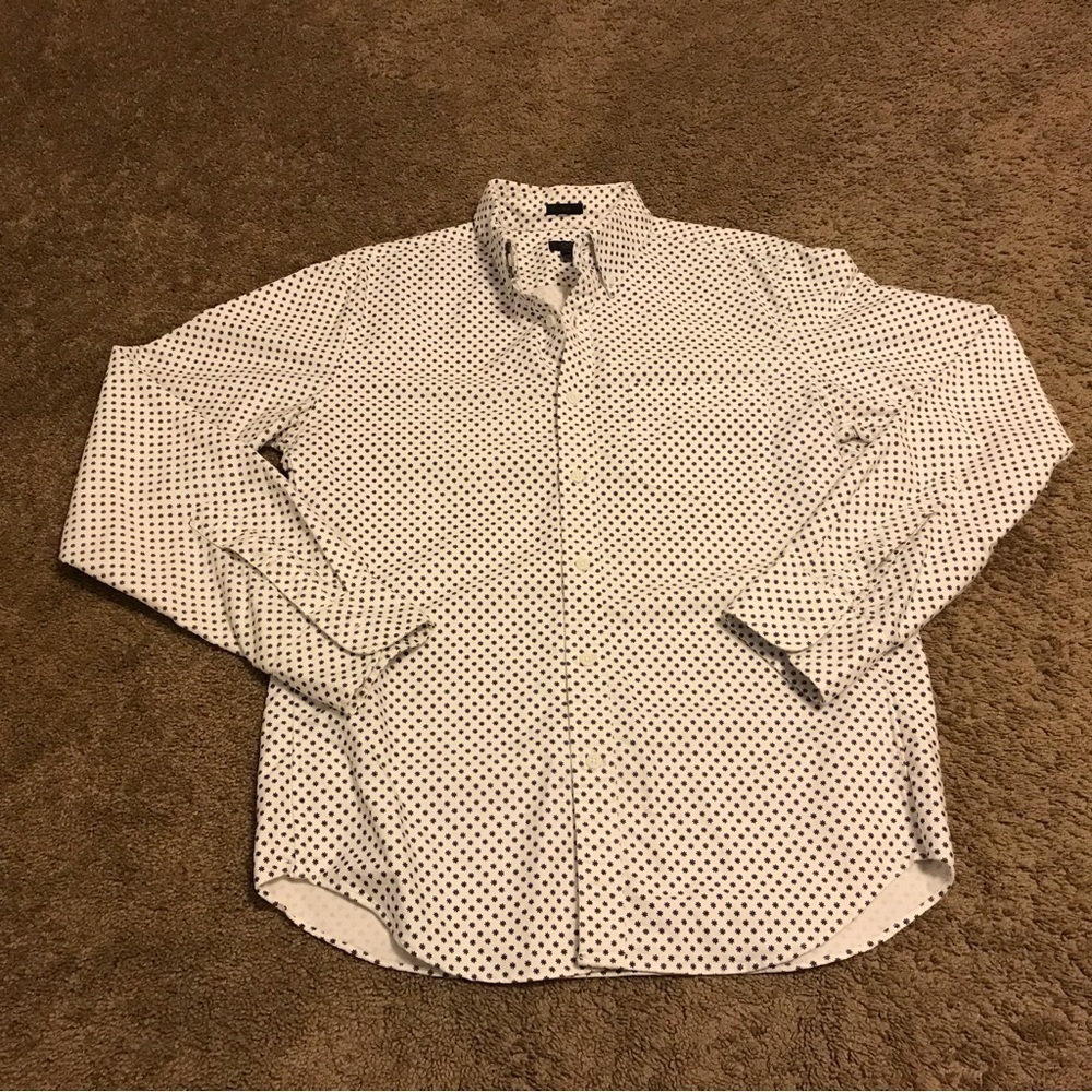 J Crew Slim Broken-in cotton oxford shirt